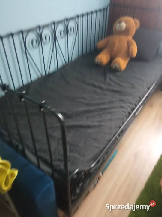 Sprzedam Łóżko metalowe Ikea z Materacem Gostynin