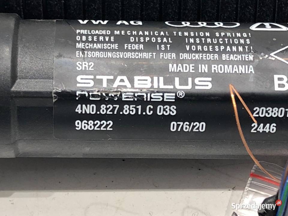 SIŁOWNIK TELESKOP AUDI A8 D5 4N0827851C 40 460 sprzedam