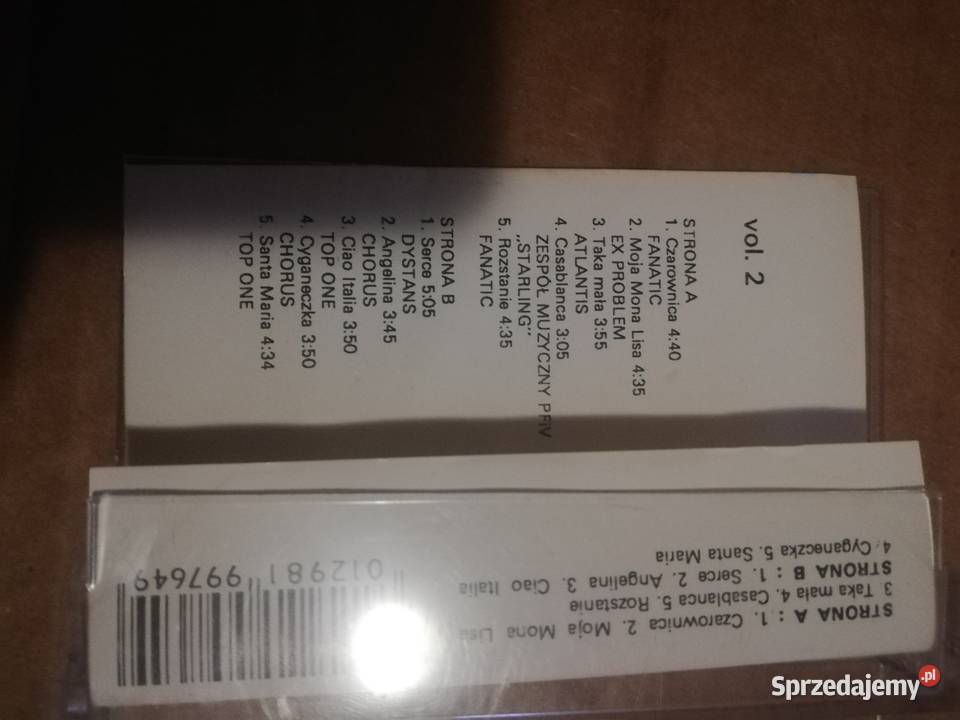 Kaseta magnetofonowa muzyka disco polo Łódź