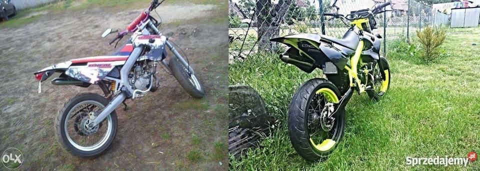 Derbi Senda Black and Yellow Project Kotomierz