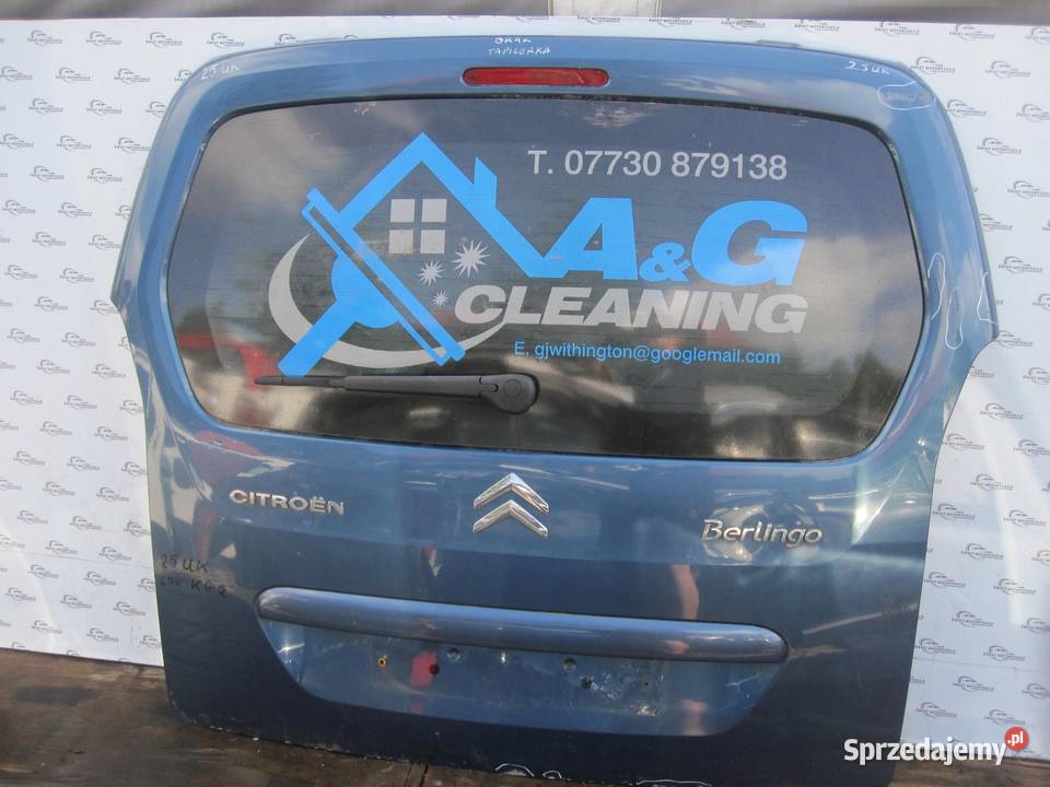 BERLINGO II 08r klapa tył Karoseria sprzedam