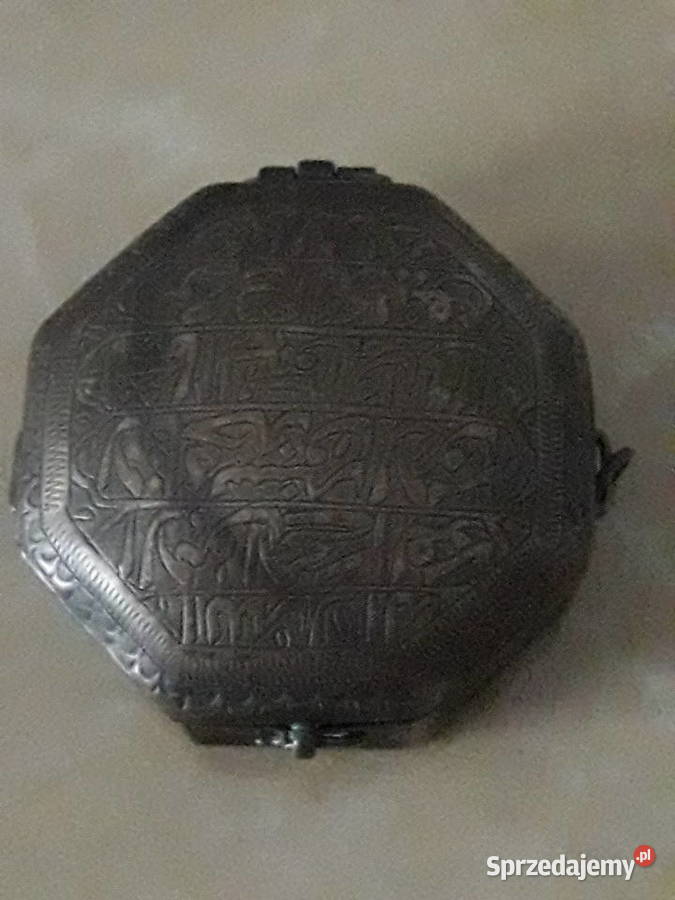 Islam XIX wieczny srebrny amulet Koranu Janów Lubelski