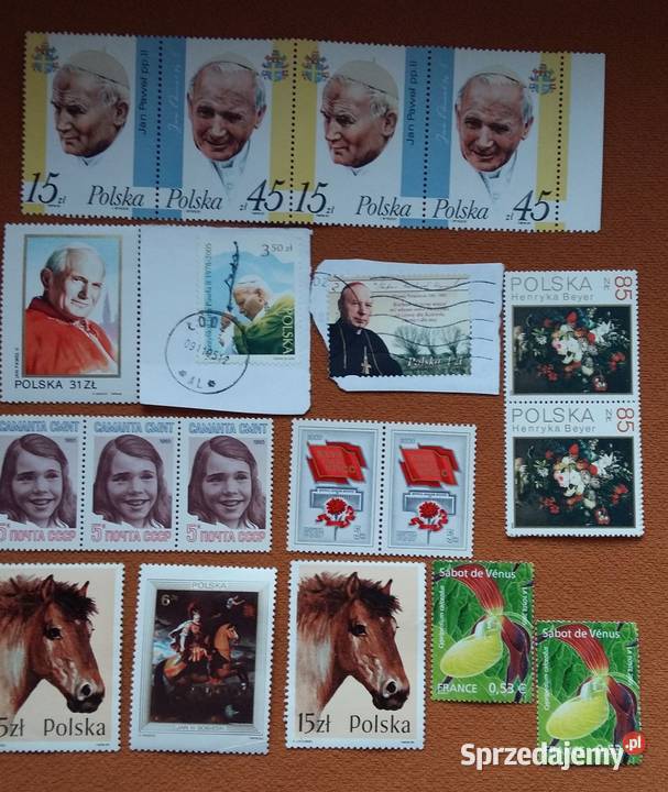 Znaczek pocztowy Koń Polski 2a znaczki pocztowe łódzkie Łódź