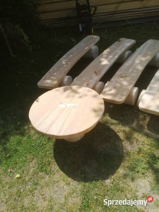 Meble ogrodowe z drewna olchowego Dom i Ogród Radomsko