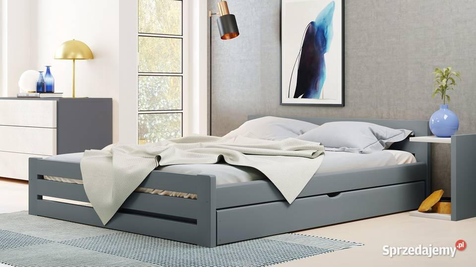 Mocne ŁÓŻKO Drewniane 180x200 GR 35 Zakopane