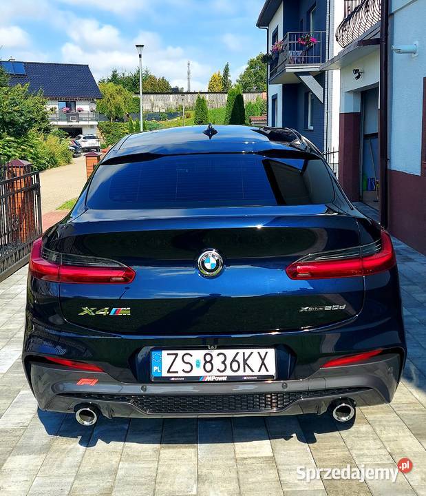 BMW X4 xDrive 20d M SPORT nieuszkodzony X4 zachodniopomorskie