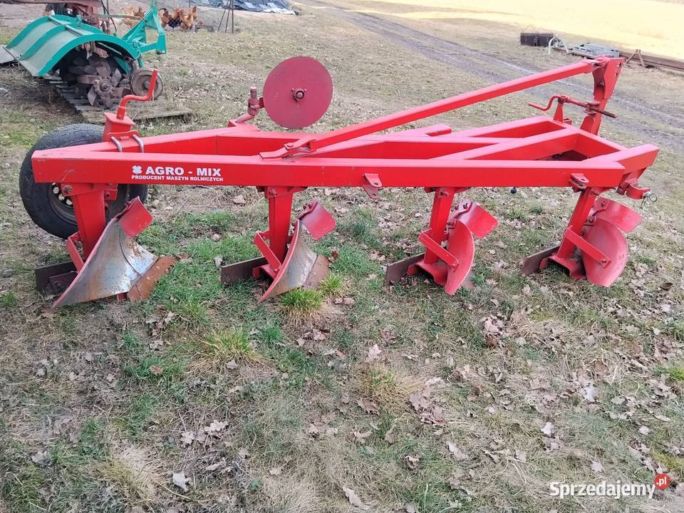 Pług 4 sikbowy zagonowy AgroMix Czajków sprzedam