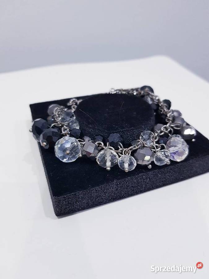 Damska kryształkowo koralikowa bransoletka Bransoletki Dąbrowa Górnicza sprzedam