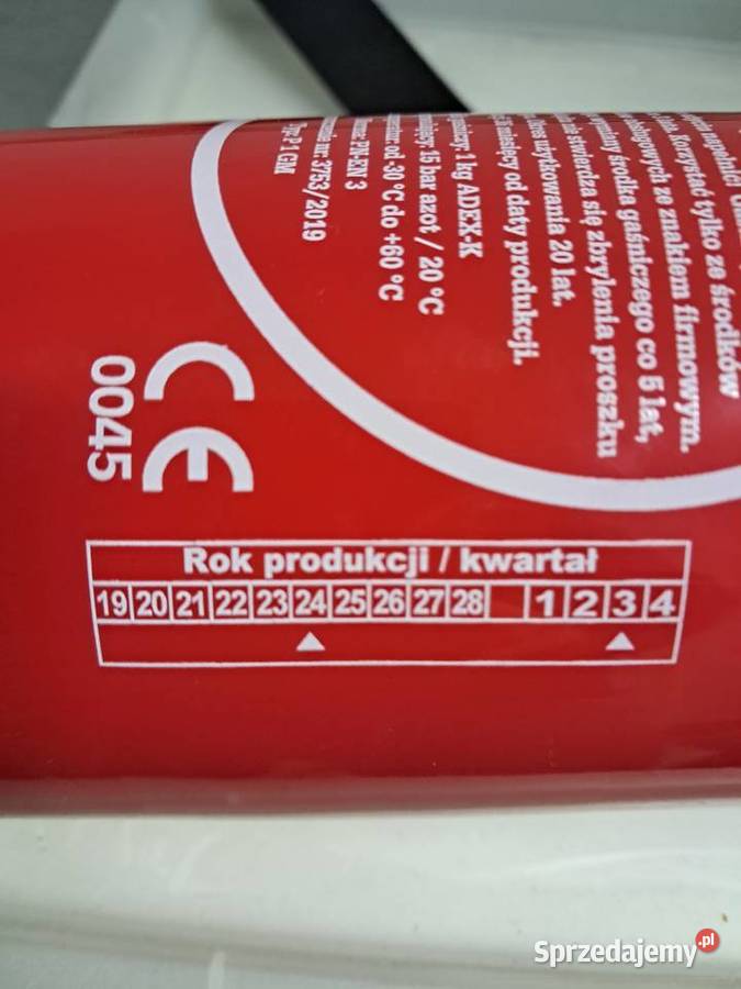 Gaśnica proszkowa GLORIA 1 ABC GP6x AUDI Pozostałe Radlin