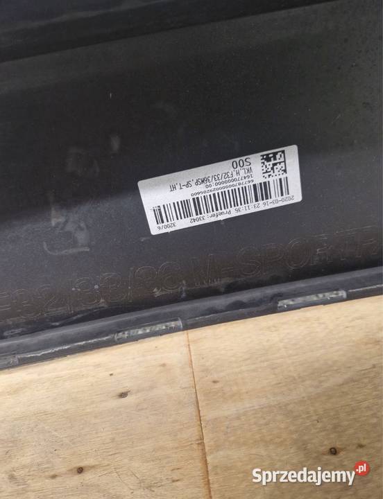 BMW 4 f32 f33 f36 428i 430i zderzak tył tylny M