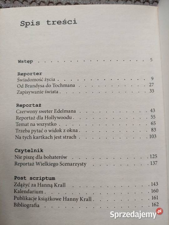 Reporterka Rozmowy z Hanną Krall Jacek Antczak