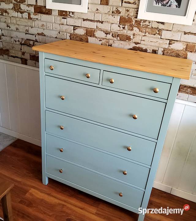 Komoda drewniana ikea hemnes bielizniarka szafka