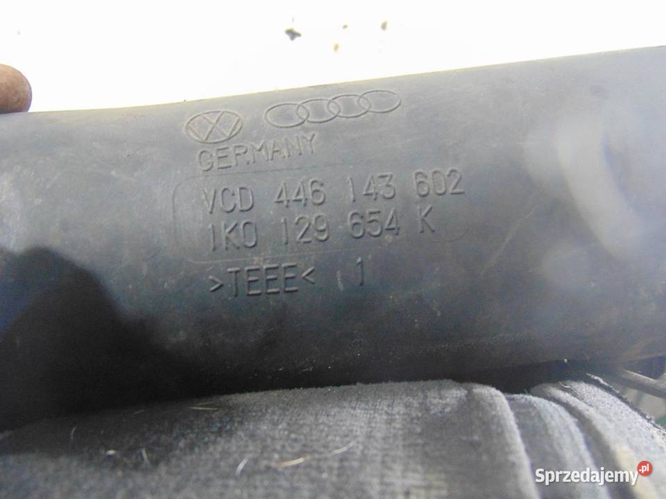 RURA DOLOT POWIETRZA VW AUDI 20 TDI 1K0129654K Przewody powietrza sprzedam