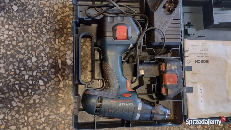 Wkrętarka akumulatorowa Bosch GSR 12V Woźniki