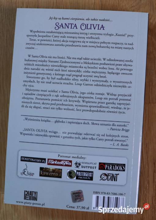 Jacqueline Carey Santa Olivia Kusziel Giżycko sprzedam