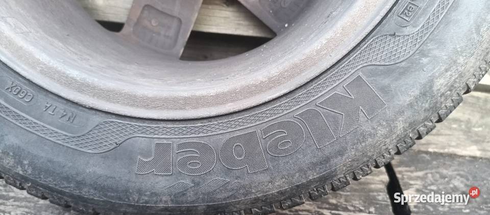 Koła aluminiowe z oponami zimowymi skoda Krzywiń sprzedam