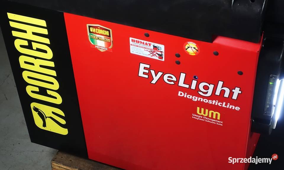 Profesjonalna wyważarka Corghi EyeLight sprzedam