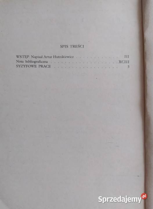 Syzyfowe prace Stefan Żeromski Hajnówka