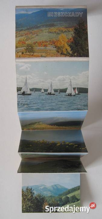 Pocztówki składanki Tatry Gdynia Bieszczady ZOO Dąbrowa Górnicza