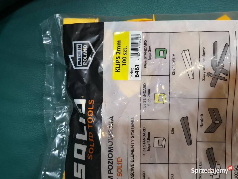 SYSTEM POZIOMOWANIA PŁYTEK SOLID KLIPSY 2mm 100 Opoczno