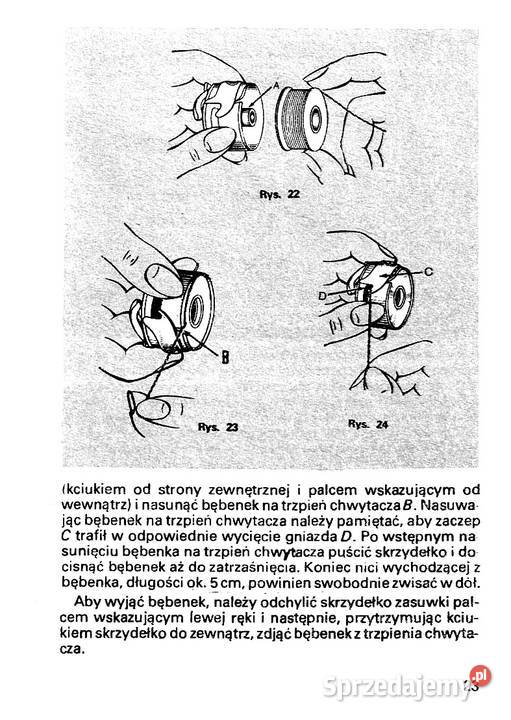 maszyna do szycia łucznik 450 i 451 instrukcja Pozostałe