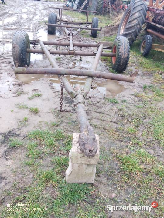 Wózek do bron waga bark łódka brony