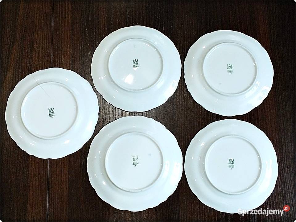 Talerz Talerzyk deserowy Fabryka Porcelany Wawel Talerze i talerzyki Żary