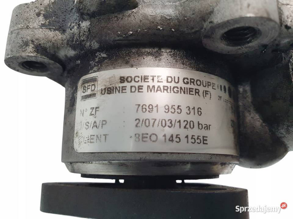 POMPA WSPOMAGANIA Audi A4 B6 30 V6 7691955316 osobowe Pompy wspomagania Układ kierowniczy Chełm