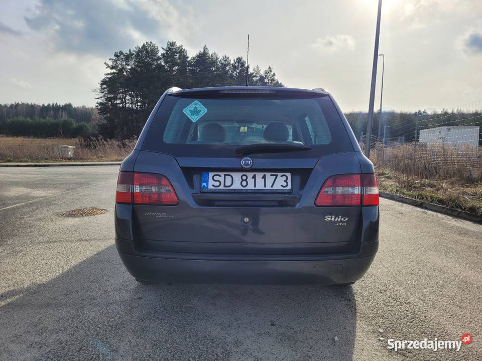 FIAT STILO 19 JTD śląskie Dąbrowa Górnicza