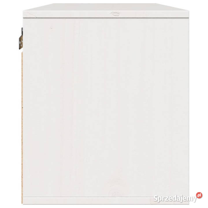 Szafka ścienna biała 80x30x35 lite drewno