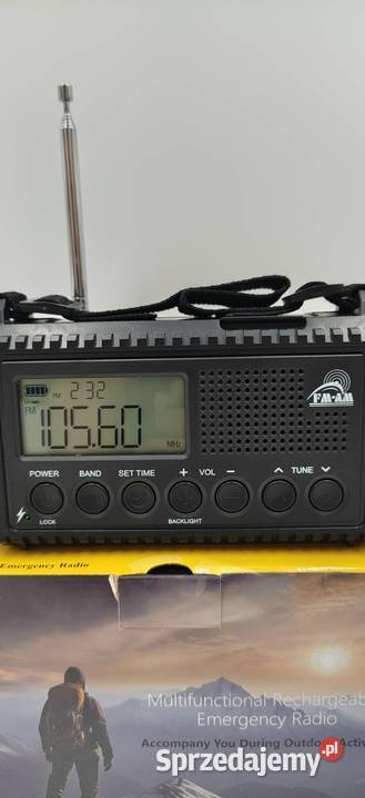 Radio korbowe AMFMSW CR1009 Aku 12000 mAh mazowieckie Ząbki