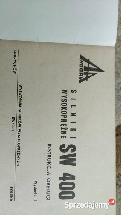 Instrukcja obsługi silnika SW400 lubelskie Lublin