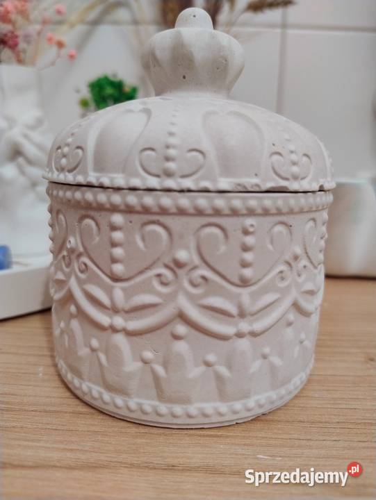 Pojemnik gipsowy szkatułka Poronin