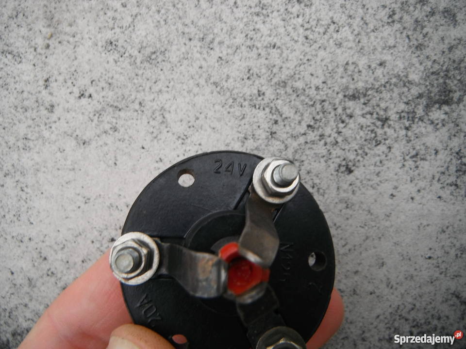 Przycisk N125 Promet Sin 24V 20A bakelitowy Nowy Chlewiska