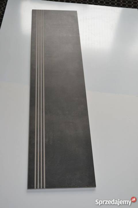 Płytka schodowa 120 grafit szara stopnica 30x120 małopolskie Zakopane