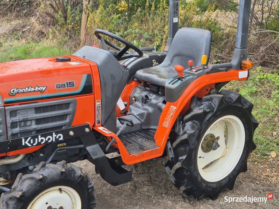 Traktorek KUBOTA GB15D 15 44 Wspomaganie Wspomaganie kierownicy Małuszyn