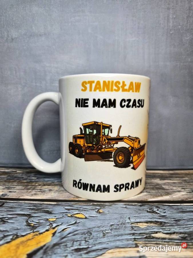 Kubek prezent fana operatora maszyn budowlanych Rzeszów