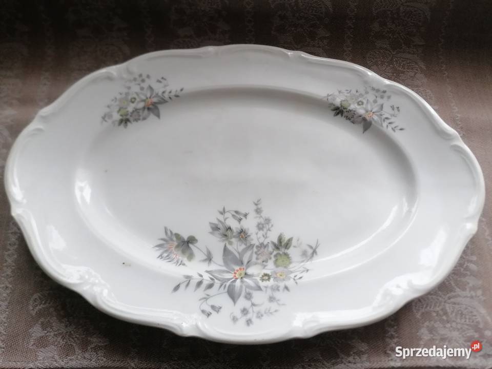 Półmisek porcelanowy Wałbrzych wymiary38cmx26 Łódź
