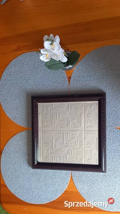 Lustro 36x36 w drewnianej ramie Małkinia Górna