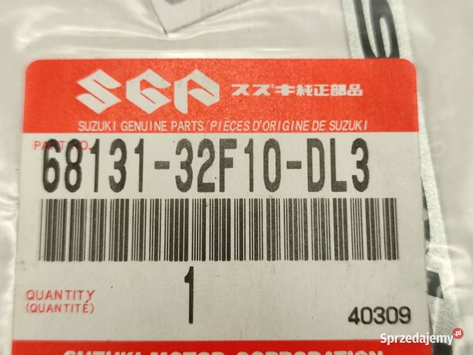 NAKLEJKA EMBLEMAT NA ZADUPEK SUZUKI GSF1200
