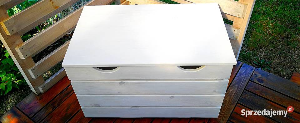 Skrzynia stolik kawowy skrzynia na zabawki pufa