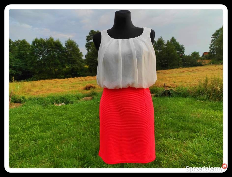 Atmosphere sukienka 40 L 42XL neonowa mazowieckie Płock