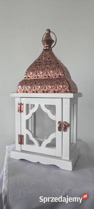 Urokliwy lampion latarenka wysokość 43 Legnica