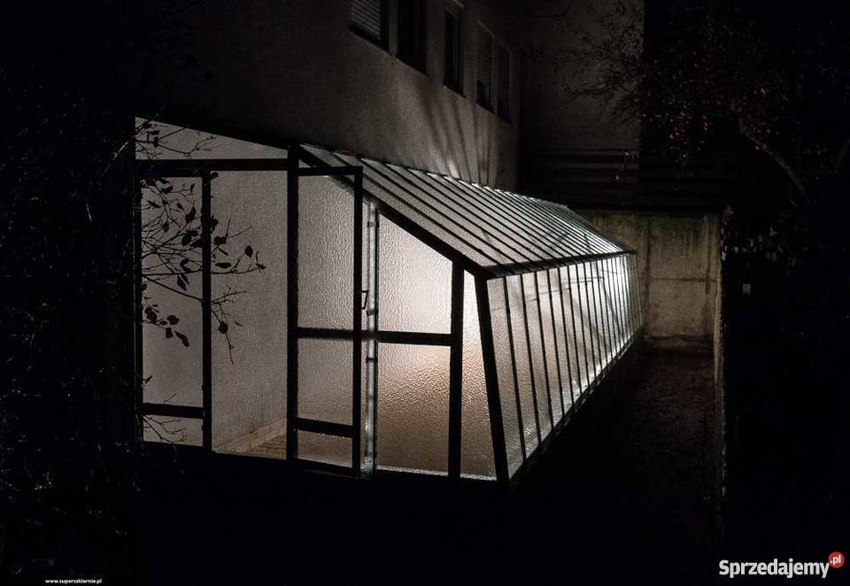 Szklarnia ogrodowa stalowa ocynkowana szkło Łódź