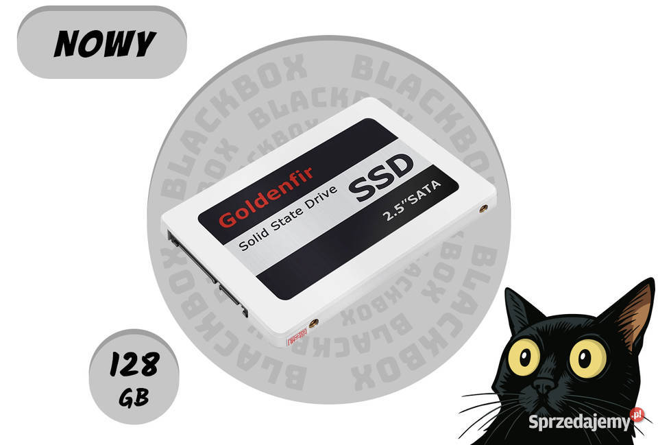 NOWY Dysk SSD Goldenfir 128GB 25 cala Biały Węgrów sprzedam