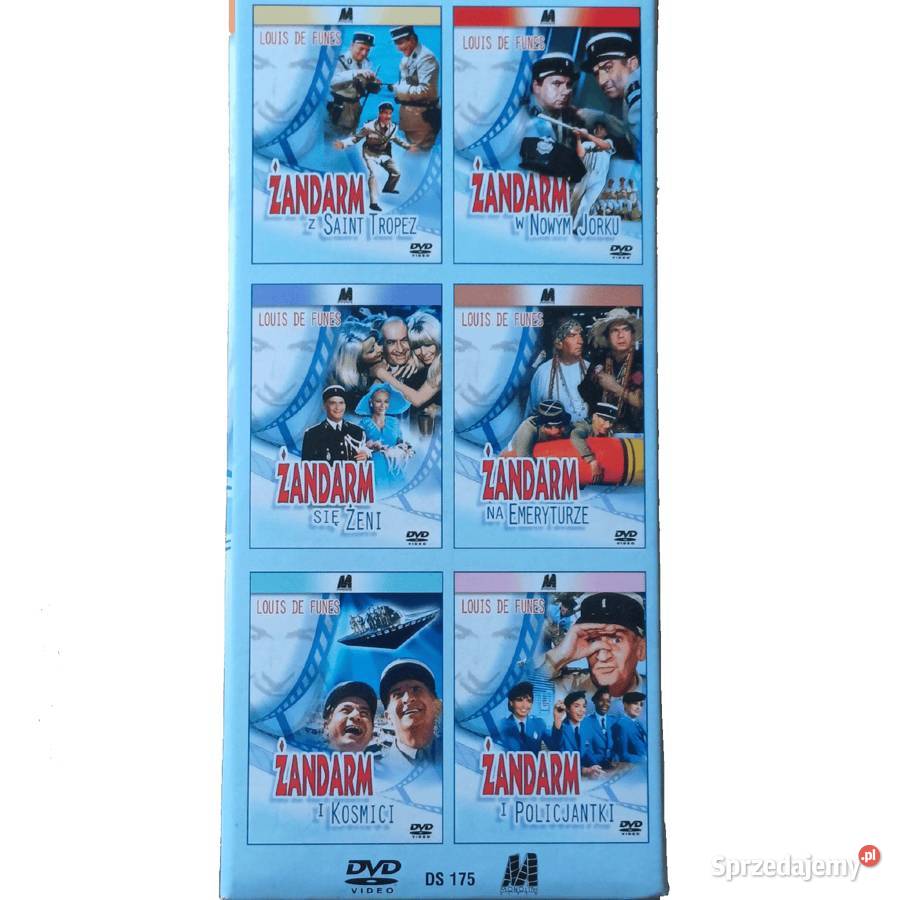 Żandarm z Louis De Funes 6 odcinków DVD BOX mazowieckie Warszawa