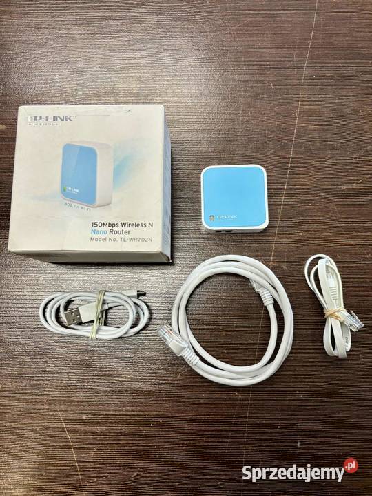 Router TPLink TLWR702N 80211n WiFi 4 Internet i komunikacja Elbląg