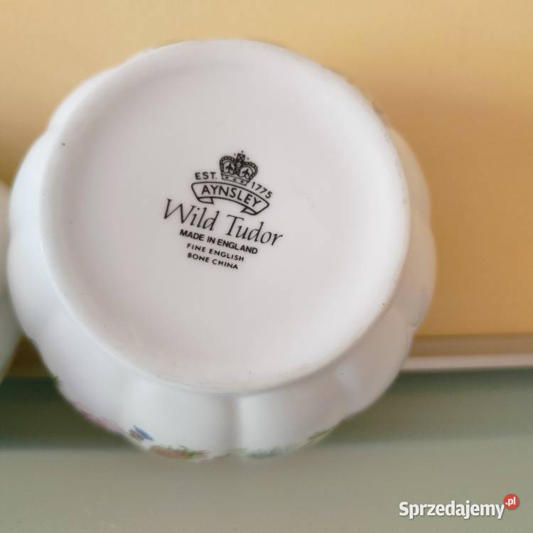Zestaw porcelany Aynsley Wild Tudor Warszawa