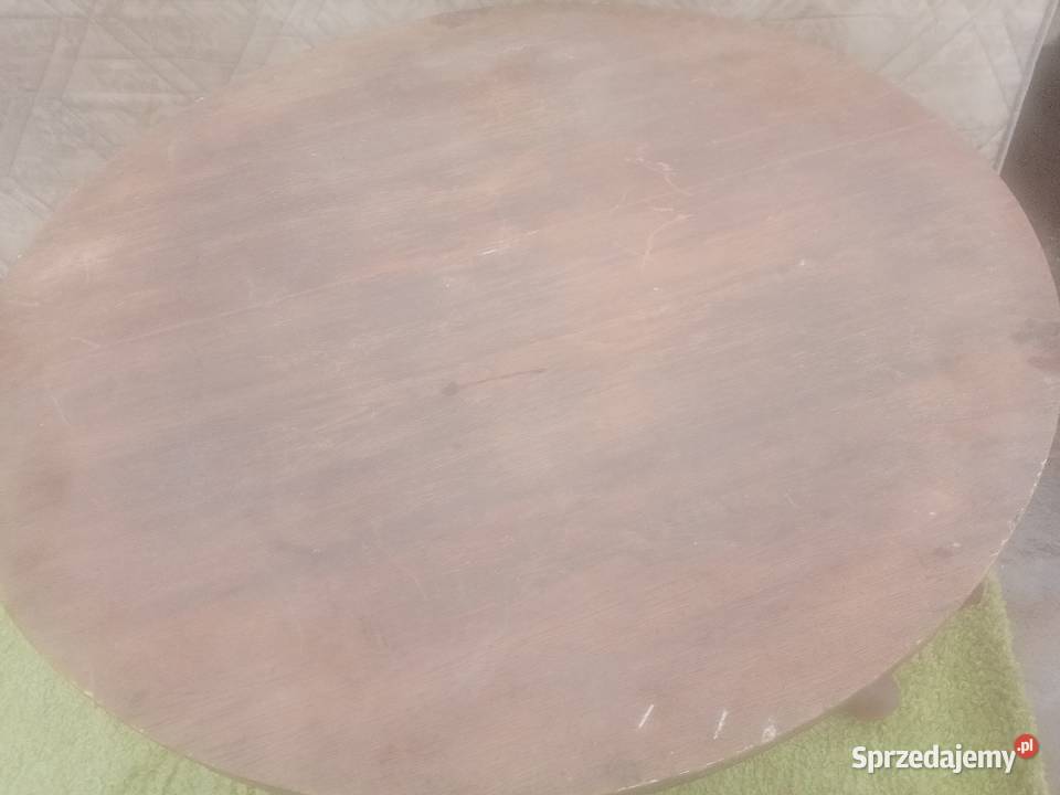 Stół okrągły drewniany zabytkowy 113 Stoły Czernikowo