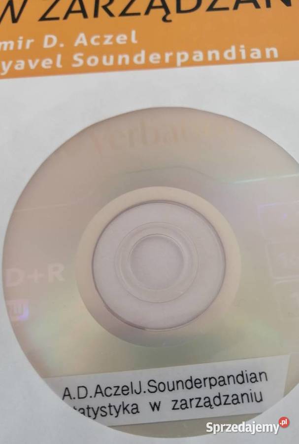 Statystyka w zarządzaniu z płytą Amir Aczel J Zgierz